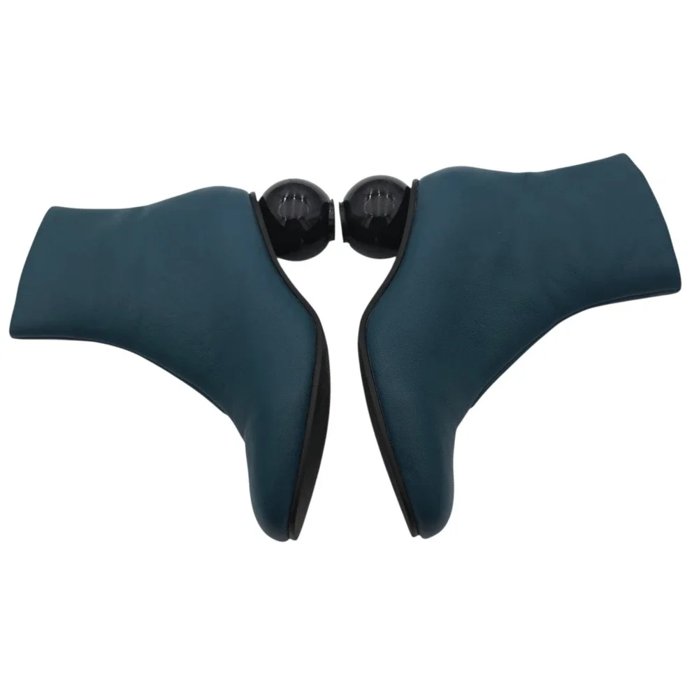 Maison Mihara Yasuhiro Billiard 8 Ball Heel Ankle Boots Teal Leather US‎ 7